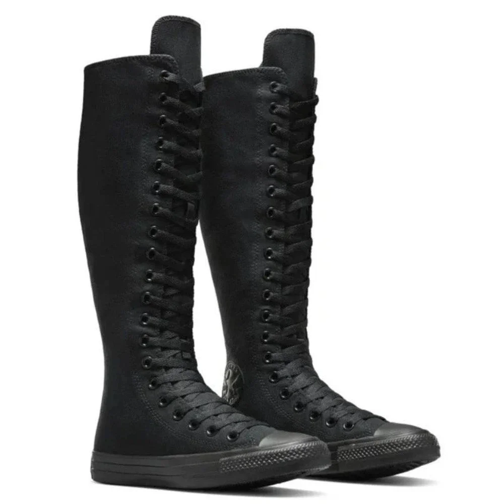 Converse Chuck Taylor All Star Black Boots - Men's 8.5 / Women's 10.5 - NIB